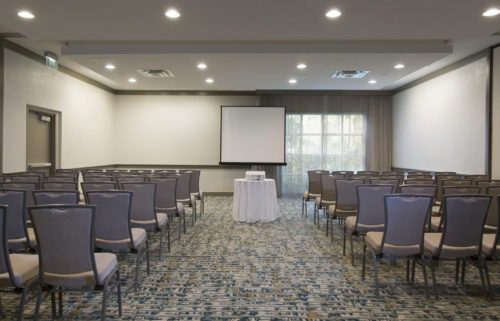 meeting room at Double Tree HIlton