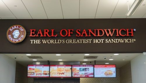 earl of sandwich at service plaza