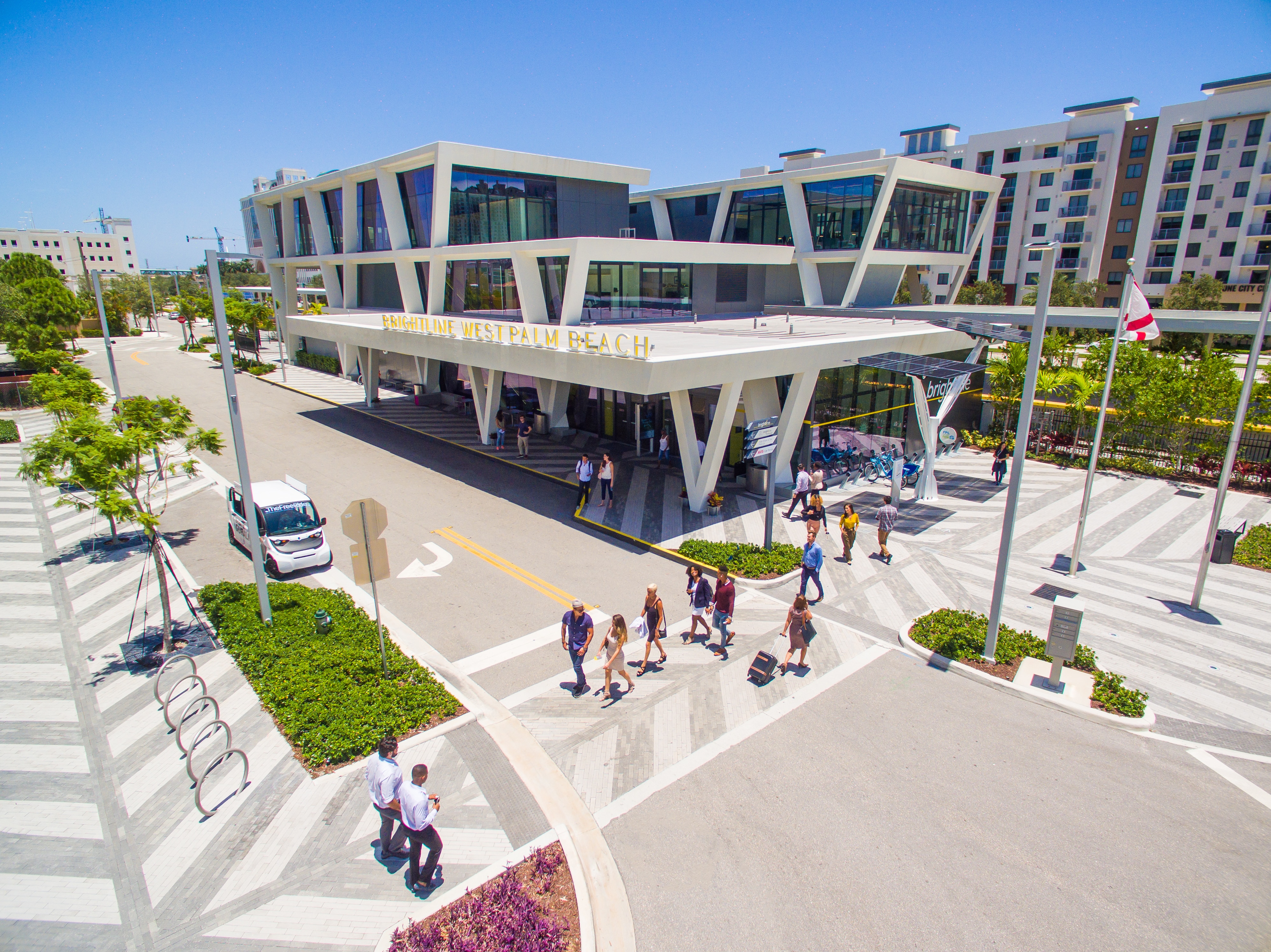 West palm beach brightlines station