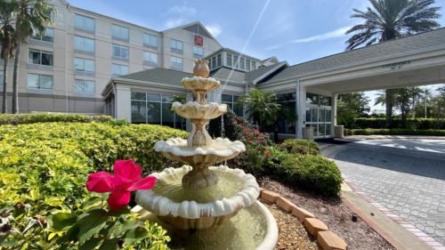 Best Hotel Near Daytona Speedway with a nice entrance for photos