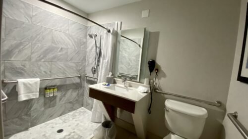 Holiday Inn Express Daytona Beach Speedway bathroom