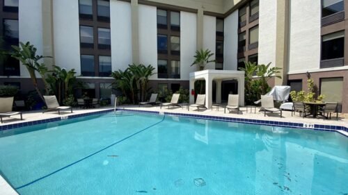 hampton inn daytona pool area