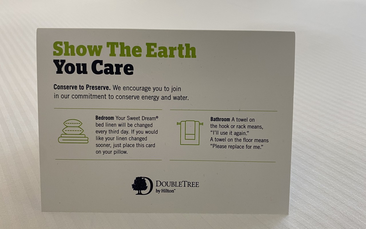 doubletree deerfield beach is going green