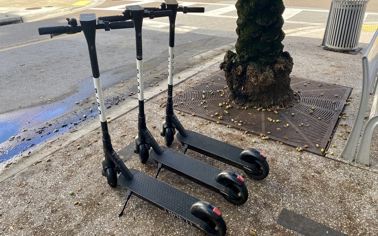 scooter rentals near madison street park tampa