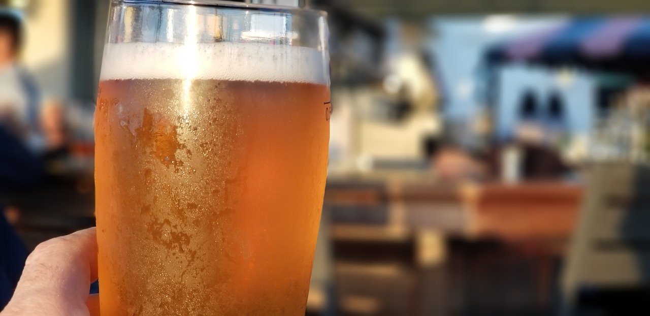 cold beer by the beach in daytona