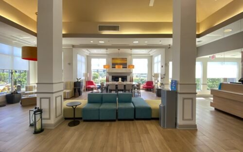 Hilton Garden Inn St Augustine Beach florida hotel lobby