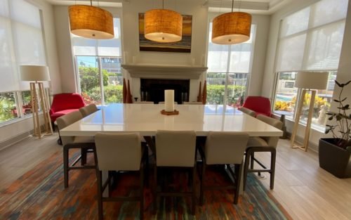 Hilton Garden Inn St Augustine Beach lobby area
