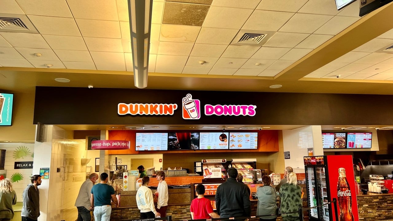 dunkin donuts at Okahumpka Service Plaza