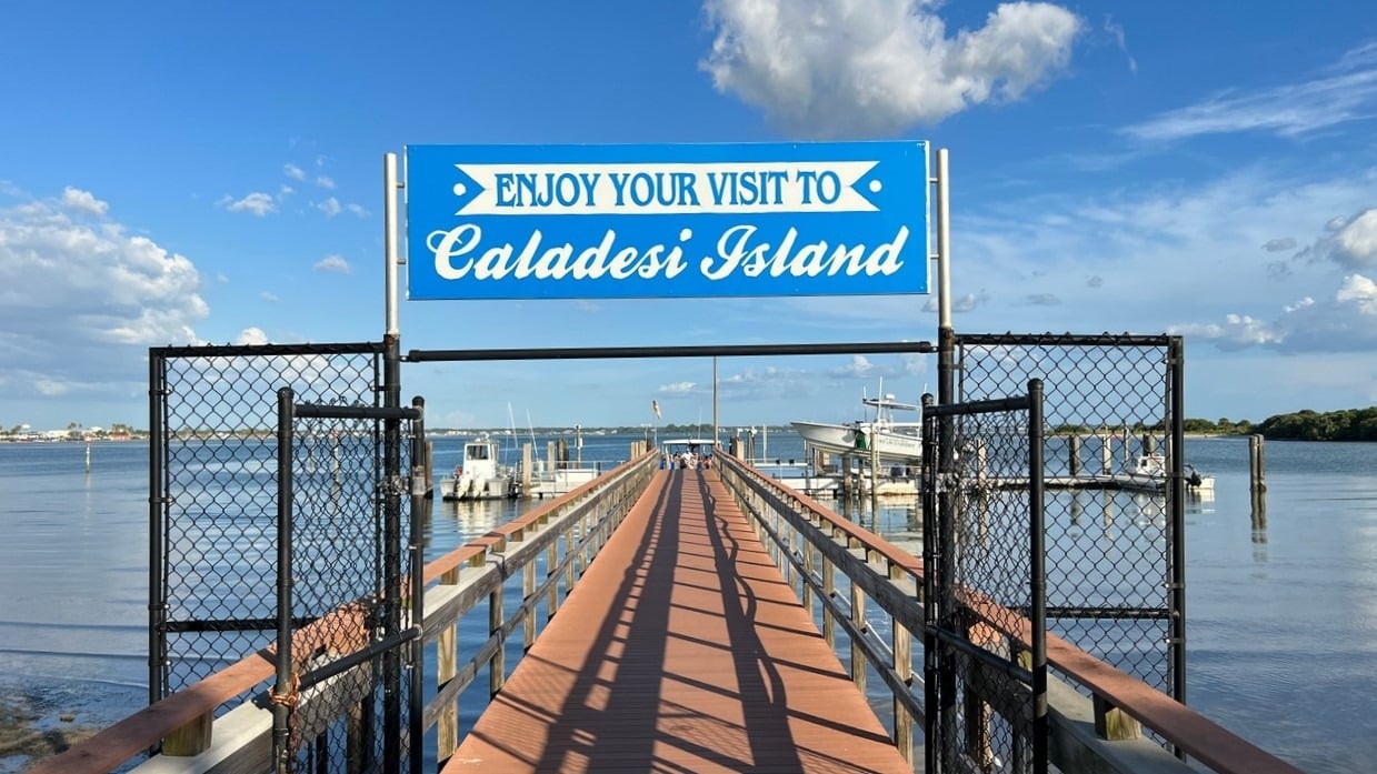 Caledesci Island State Park in Dunedin Florida