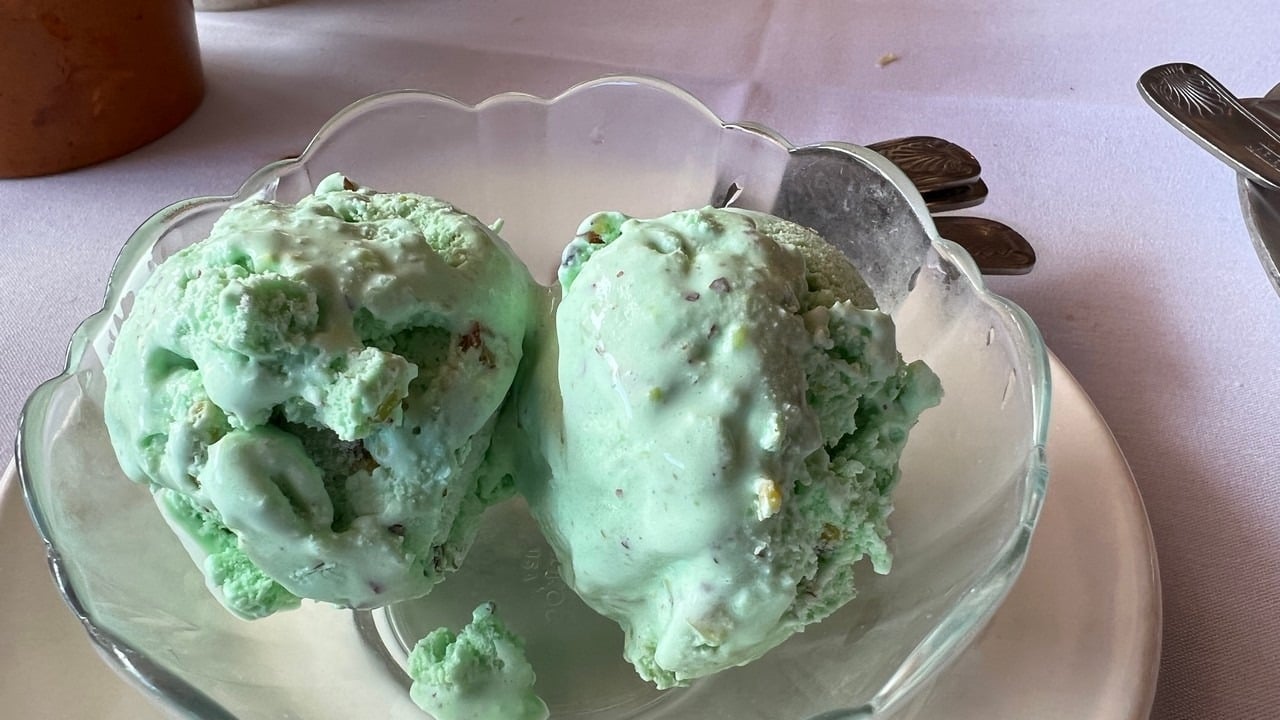 pistachio ice crean at Indian Restaurant In Clermont Florida
