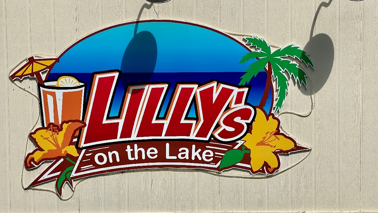 Check out Lilly's on the Lake for great food and fun