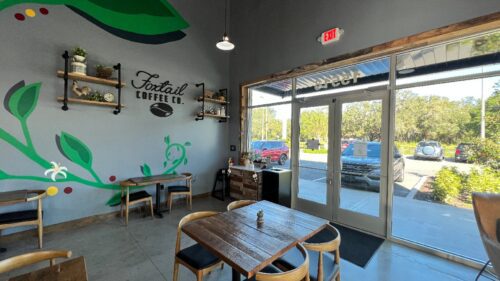 Foxtail Coffee shop in winter garden