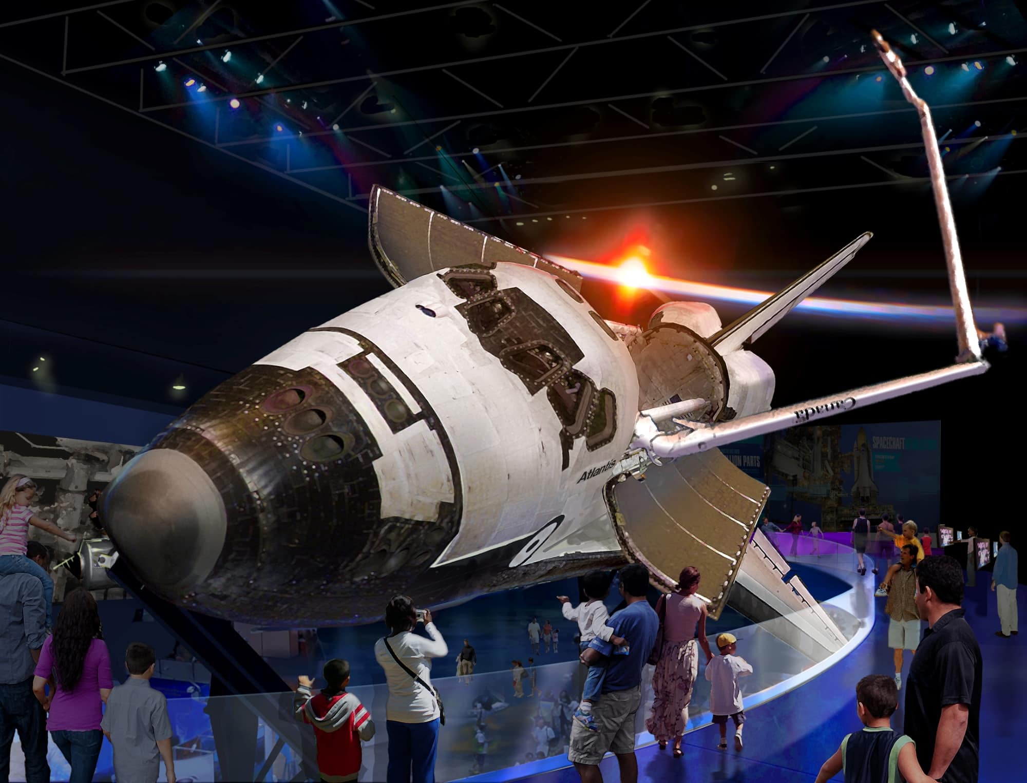 Space Shuttle Atlantis For the History Buffs