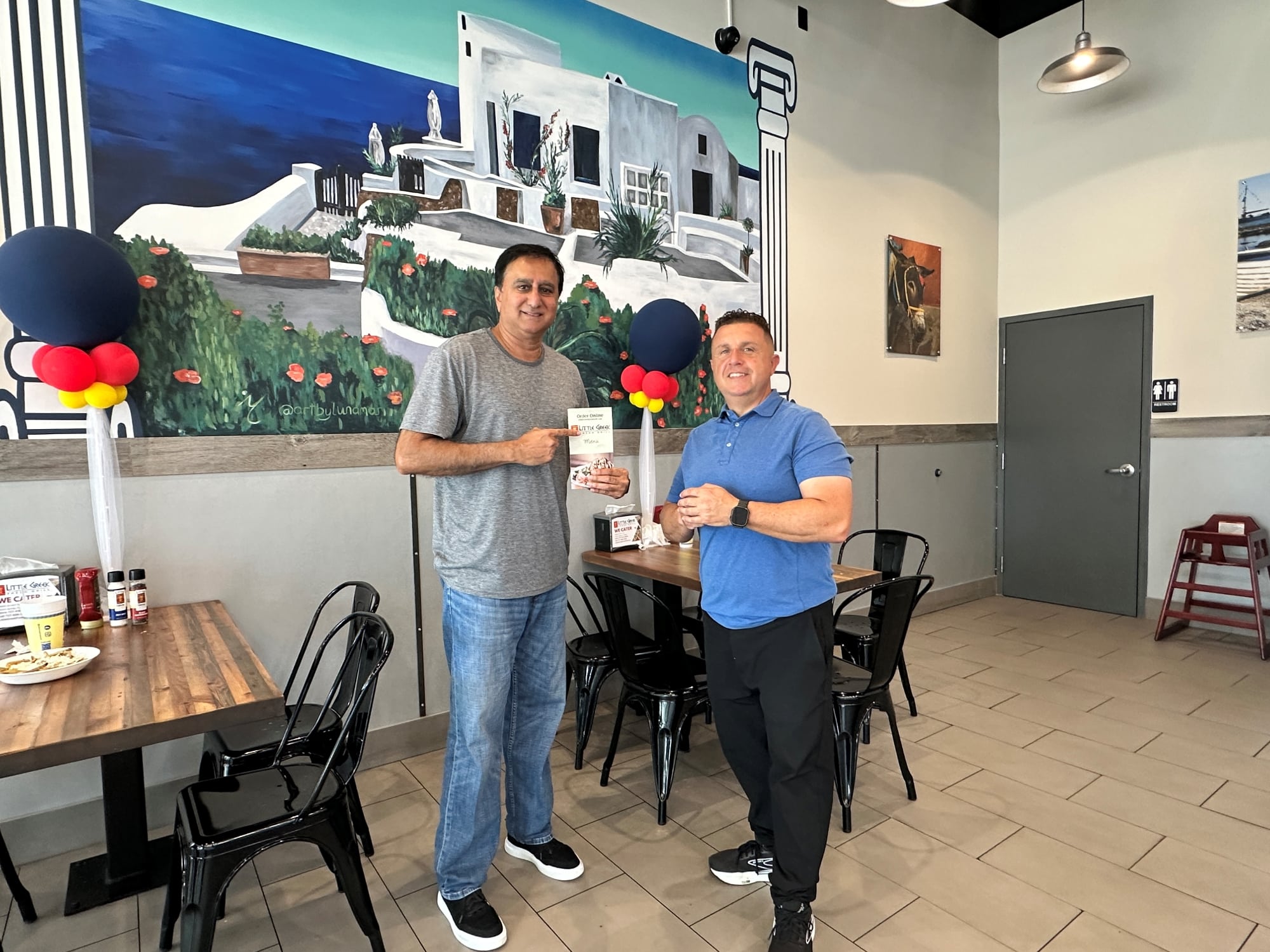 Mediterranean cuisine at Little Greek Fresh Grill in Tarpon Springs Florida
