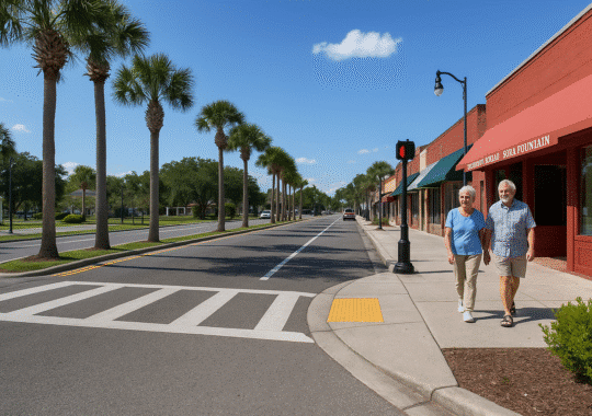 Hernando Florida is a Top 10 Safest City for Pedestrians
